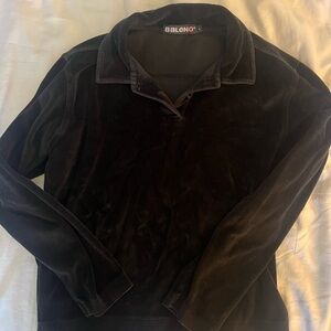 Baleno Black Velvet Long Sleeve Size Large